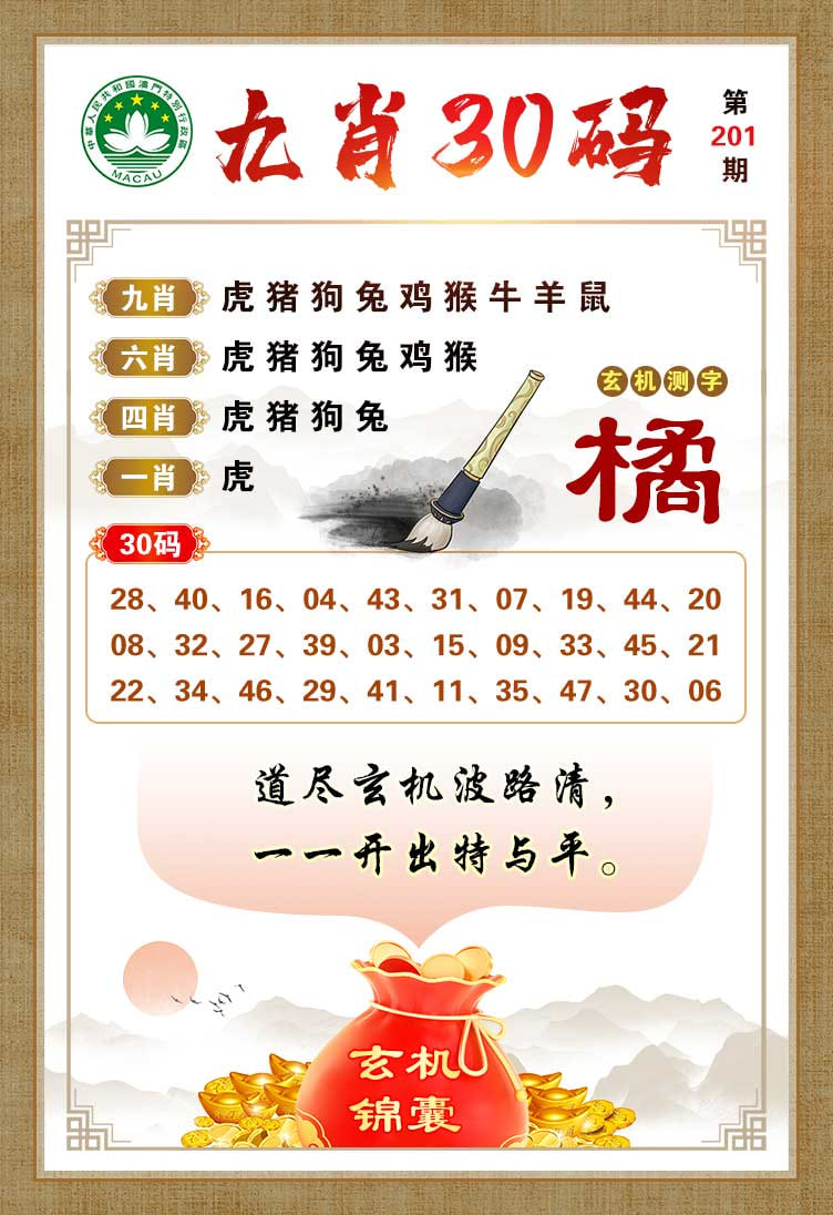 九肖30码